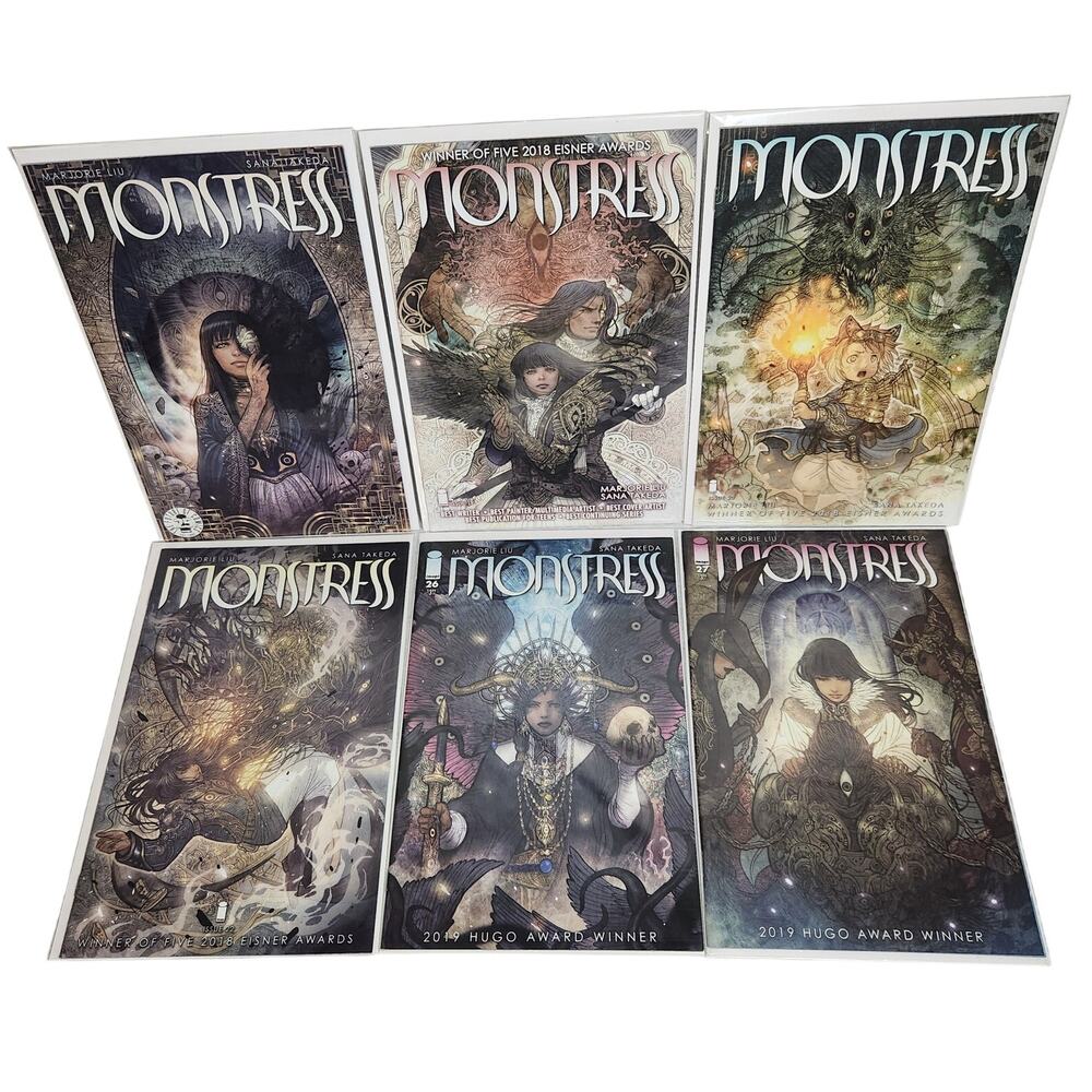Monstress Image Comics #12, 19-20, 22, 26-27 Marjorie Liu/ Sana Takeda NM